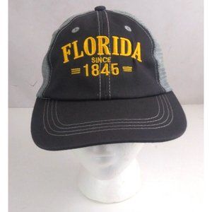 Florida Since 1845 Mesh Back Unisex Embroidered Adjustable Baseball Cap